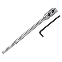 Click here to see Irwin 88702 Speedbor 88702 Heavy Duty Spade Drill Bit Extension, 6 in OAL, 1/4 in Hexagonal Shank