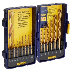 Click here to see Irwin 4935607 Irwin 4935607 Drill Bit Set, 15 Pieces, 1/16 - 3/8 in
