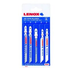 Click here to see Lenox 20764C543SA Lenox 20764C543SA Multi-purpose Jig Saw Blade Kit T-shank, 5 Piece