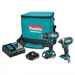 Click here to see Makita CT225R Makita CT225R 18V LXT Lithium-Ion Compact Cordless 2-Pc. Combo Kit (2.0Ah)