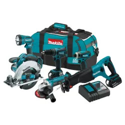 Click here to see Makita XT601 Makita XT601 18V LXT Lithium-Ion Cordless 6-Pc. Combo Kit (3.0Ah)