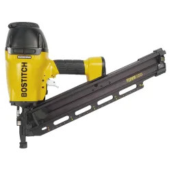 Click here to see Stanley F28WW Stanley F28WW Angled Framing Nailer, 100 Nails, 2 - 3-1/2 in Full Round Wire Weld Collated Nail