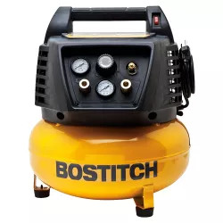 Click here to see Stanley BTFP02011 Stanley-Bostitch BTFP02011 Air Compressors, Oil Free, Pancake Style, 6 Gallon