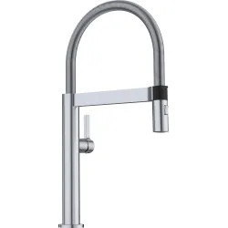 Click here to see Blanco 441625 Blanco Culina Single Handle Mini Pull-Down Kitchen Faucet, 1.8 GPM, Satin Nickel - 441625