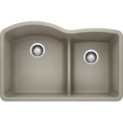 Click here to see Blanco 441596 Blanco 441596 Silgranit II Undermount double-bowl sink Kitchen Sink