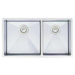 Click here to see Blanco 515824 Blanco 515824 Satin Polished Precision 1-3/4 Double-Bowl Sink