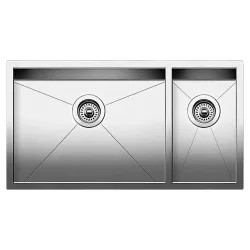 Click here to see Blanco 516213 Blanco 516213 Satin Polished Precision 1-1/2 Double-Bowl Kitchen Sink
