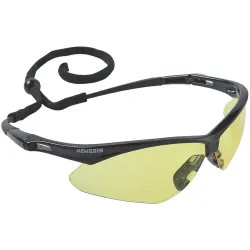 Click here to see Jackson 3000359 Nemesis V30 Safety Glass, Amber Anti-Scratch Polycarbonate Lens, Black Nylon Frame