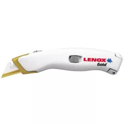 Click here to see Lenox 20353SSRK1 Lenox 20353SSRK1 Gold Retractable Blade Utility Knife
