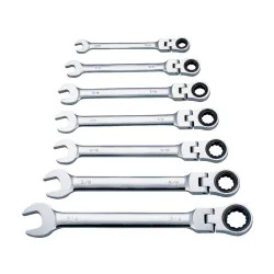 Click here to see Vulcan FPG7M Vulcan 7-Piece Wrench Set, Chrome Vanadium Steel, Mirror Polish, Silver - FPG7M 