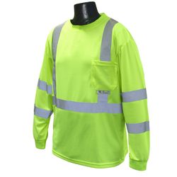 Click here to see Radians ST21-3PGS-2X Radians ST21-3PGS-2X Long Sleeve T-Shirt, 2X-Large Unisex, 100% Polyester Birds-Eye Mesh