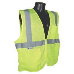 Click here to see Radians SV2ZGML Radwear SV2Z-GM Economical Safety Vest, Large, Unisex, Hi-Viz Green