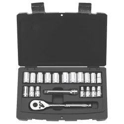 Click here to see Stanley 92-802 Stanley 92-802 Socket Wrench Set, 20 Pieces