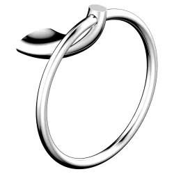 Click here to see Ultra Faucets UFA41050 Ultra Faucets UFA41050 Twist Hand Twist Towel Ring, Chrome