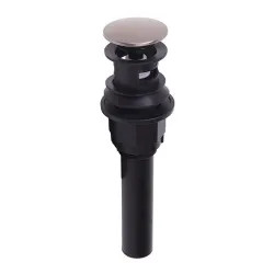 Click here to see Ultra Faucets UFP-1302 Ultra Faucets Metallic Push Pop-Up Drain Assembly with Overflow, Brushed Nickel - UFP-1302