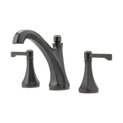 Click here to see Pfister LG49-DE0Y Pfister Arterra Widespread Bathroom Faucet with Metal Pop-Up, Two-Handle, 1.2 GPM, Lever Handle, TiteSeal, Pforever Seal, Tuscan Bronze - LG49-DE0Y