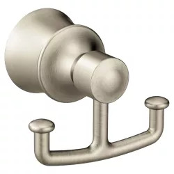 Click here to see Moen YB2103BN Moen YB2103BN Dartmoor Double Robe Hook - Brushed Nickel
