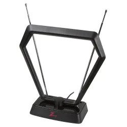 Click here to see Zenith VN1ANTP2 Zenith VN1ANTP2 Active Passive 2 Di-Pole TV Antenna, 47 - 230 MHz VHF/470 - 860 MHz UHF, 75 ohm