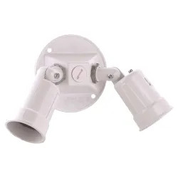Click here to see Hubbell 5625-6 Hubbell 5625-6 White Lampholder and Round Cover Combo
