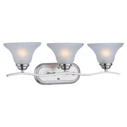 Click here to see Boston Harbor 1571-3V Boston Harbor 1571-3V Brushed Nickel Vanity Fixture with 3 Lights