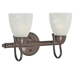 Click here to see Boston Harbor V83NK02-VB Boston Harbor V83NK02-VB Venetian Bronze Vanity Bar Fixture with Two Lights
