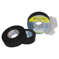Click here to see Calterm 49305 Calterm 49305 Electrical Tape 30 ft L x 7.5 mil T, 600 V, PVC, Black