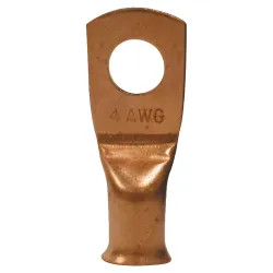 Click here to see Calterm 61606 Calterm 61606 Heavy Duty Terminal Lug, 4 AWG, Copper