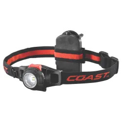 Click here to see Coast 19284 Coast HL7 Adjustable Head Lamp, LED, Hinged, Bulls Eye Spot Pattern Beam