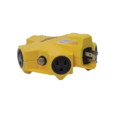Click here to see Coleman Cable 997362 Coleman Cable 997362 Outlet Adapter, 125 V, 15 A, 5 Outlet