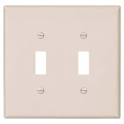 Click here to see Arrow Hart 2149W-BOX Arrow Hart 2149 Oversize Wall Plate, 2 Gang, 4-1/2 in L x 4.56 in W x 0.08 in T, White