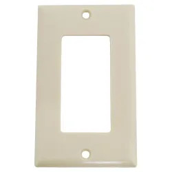 Click here to see Arrow Hart 2151V-BOX Arrow Hart 2151V-BOX Decorator Wall Plate, 1 Gang, 4-1/2 in L X 2-3/4 in W X 0.08 in T, Ivory