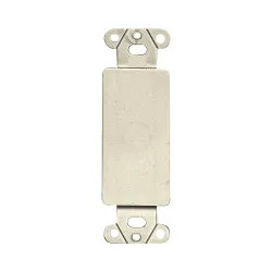 Click here to see Arrow Hart 2160W-BOX Arrow Hart 2160 Decorator to Blank Wall Plate Adapter, 0.08 in T, 1 Gang