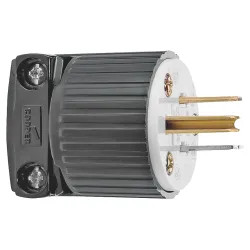 Click here to see Arrow Hart 5266 Arrow Hart Autogrip 5266 Grounded Straight Industrial Plug, 125 VAC, 15 A, 2 P, 3 W