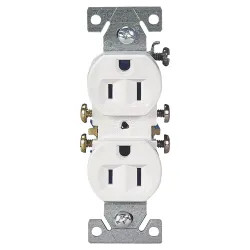 Click here to see Cooper 270W Cooper 270W Grounded Straight Blade Duplex Receptacle, 125 V, 15 A, 2 Pole