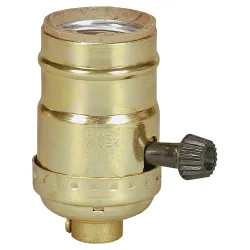 Click here to see Cooper 917ABD-BOX Cooper 917ABD-BOX Turn Knob Lampholder, 250 W, Medium, Aluminum