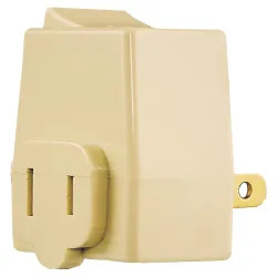 Click here to see Cooper BP4404V Cooper BP4404V Polarized Plug-In Switch, 120 VAC, 15 A, Ivory