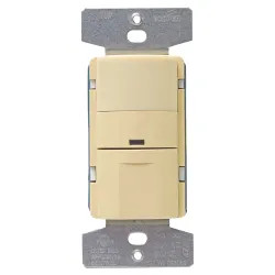 Click here to see Cooper OS306U-V-K Cooper OS306U-V-K Standard Occupancy/Vacancy Sensor Switch, 600 W, 120 VAC, 450 sq-ft, 180 deg