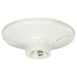 Click here to see Cooper S1174W-SP Cooper S1174W-SP Ceiling Receptacle Lampholder, 660 W, Medium Base, White, Thermoset Plastic