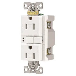 Click here to see Cooper TRSGF15W Cooper Wiring TRSGF15W Arrow Hart GFCI Receptacles, Duplex, 15/125 Amps/Volts
