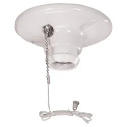Click here to see Eagle 659-SP Eagle 659-SP Ceiling Receptacle Lampholder, 660 W, Medium Base, White, Porcelain