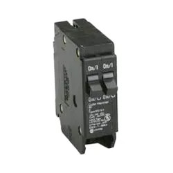 Click here to see Eaton BR1515 Eaton BR1515 Type BR Duplex Miniature Circuit Breaker, 120/240 V, 15 A, 2 P, 10 kA
