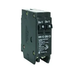 Click here to see Eaton BR2020 Eaton BR2020 Type BR Duplex Miniature Circuit Breaker, 120 VAC, 20 A, 2 P, 10 kA