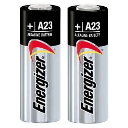 Click here to see Energizer A23BPZ-2 Energizer A23 Miniature Alkaline Battery, 12 V, Manganese Dioxide