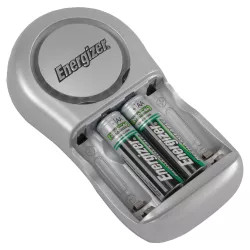 Click here to see Energizer CHVCWB2 Energizer CHVCWB2 Value Plug-In Battery Charger, Ni-MH/AA/AAA, 1700 mAh, 13 - 18 hr, 4 Battery