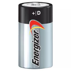 Click here to see Energizer E95BP-8H Energizer E95BP-8H Non-Rechargeable Alkaline Battery, 1.5 V, D, Zinc Manganese Dioxide