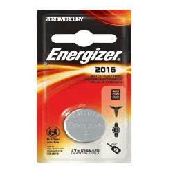 Click here to see Energizer ECR2016BP Energizer ECR2016BP Non-Rechargeable Coin Cell Battery, 3 V, CR2016, Lithium/Manganese Dioxide