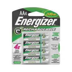 Click here to see Energizer NH15BP-4 Energizer NH15BP-4 Rechargeable Battery, 1.2 V, AA, NiMH