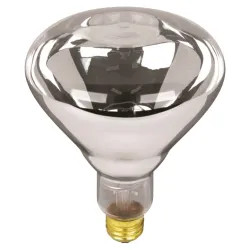 Click here to see Feit 125R40/1 Feit Electric 125R40/1 Infrared Incandescent Lamp, 125 W, 120 V, BR40, Medium Screw ,