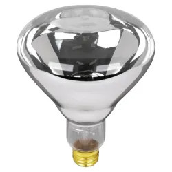 Click here to see Feit 250R40/1 Feit Electric 250R40/1 Incandescent Lamp, 250 W, 120 V, BR40, Medium Screw ,, 2000 hr