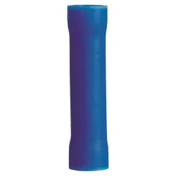 Click here to see Gardner Bender 20-123 Gardner Bender 20-123 Crimp Butt Splice, 16 - 14 AWG, 600 V, Blue